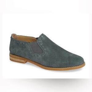 Hush Puppies Women's Chardon Slip-on Pump in Gray Suede